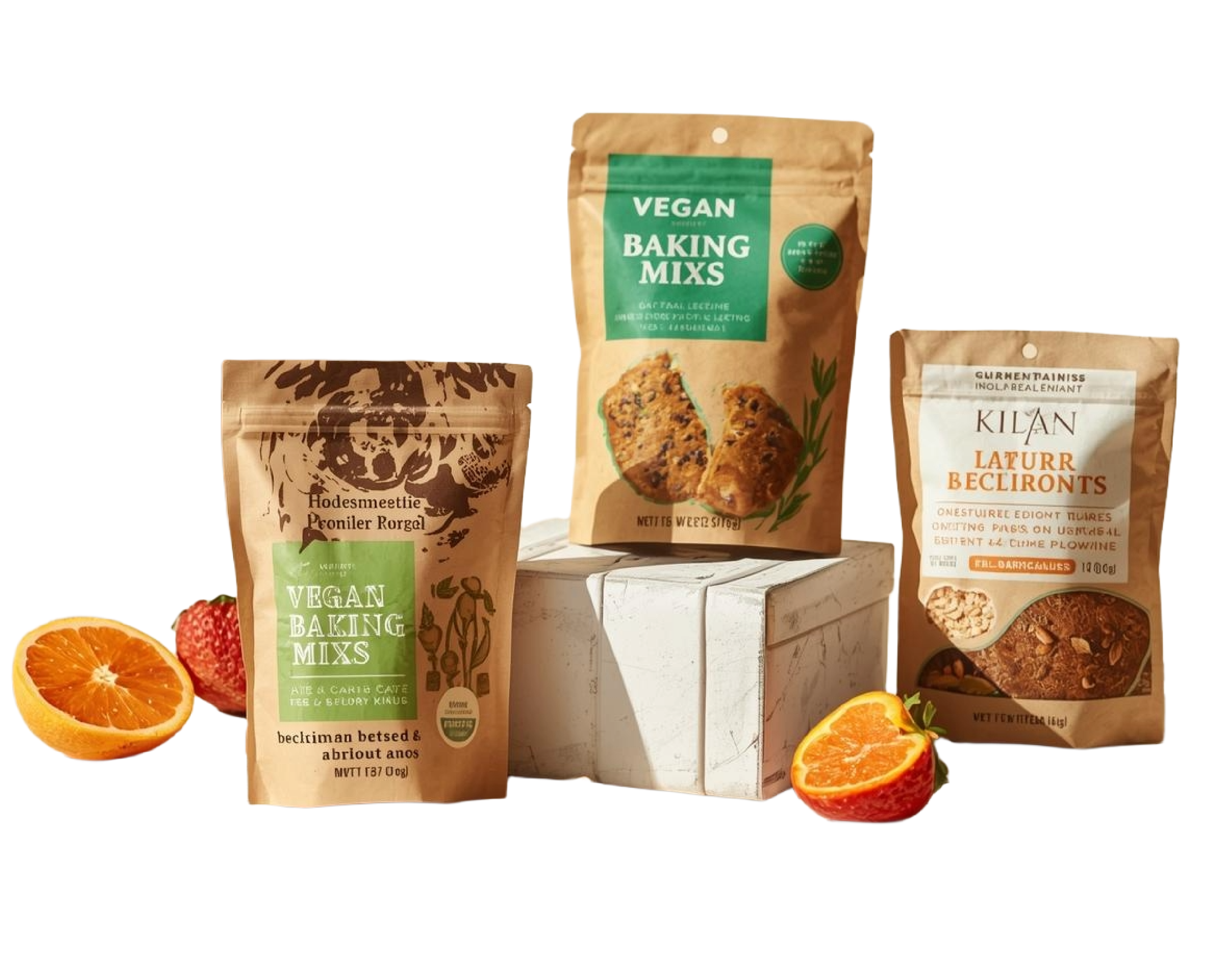 Vegane Backmischungen